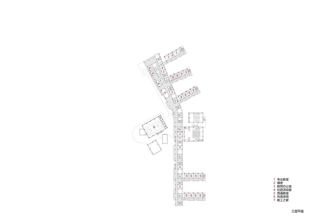 南通市能达中学 / 九城都市建筑