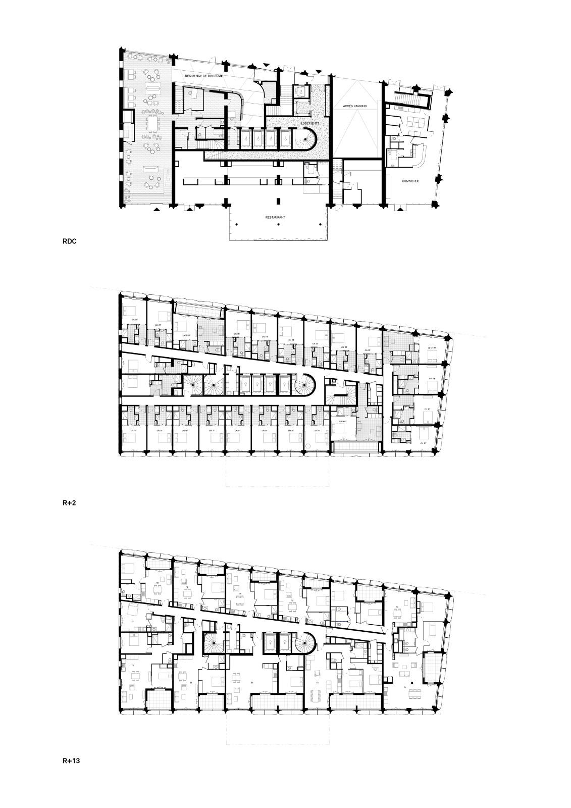 414 个拱顶，‘蓝色之门’住宅 / PietriArchitectes
