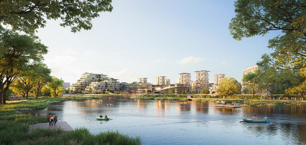 水乡社区:上海西岑科创中心 / Foster + Partners 
