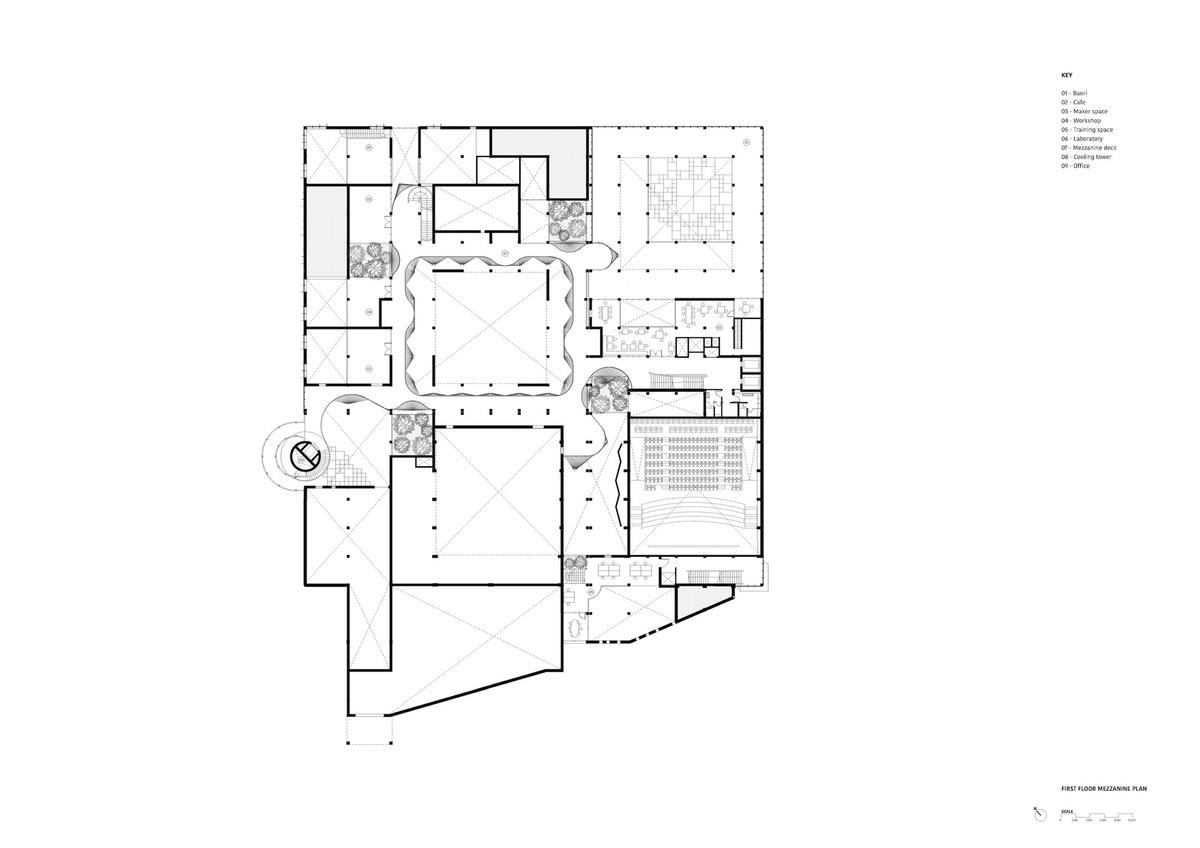 第三空间文化学习中心 / Studio Saar