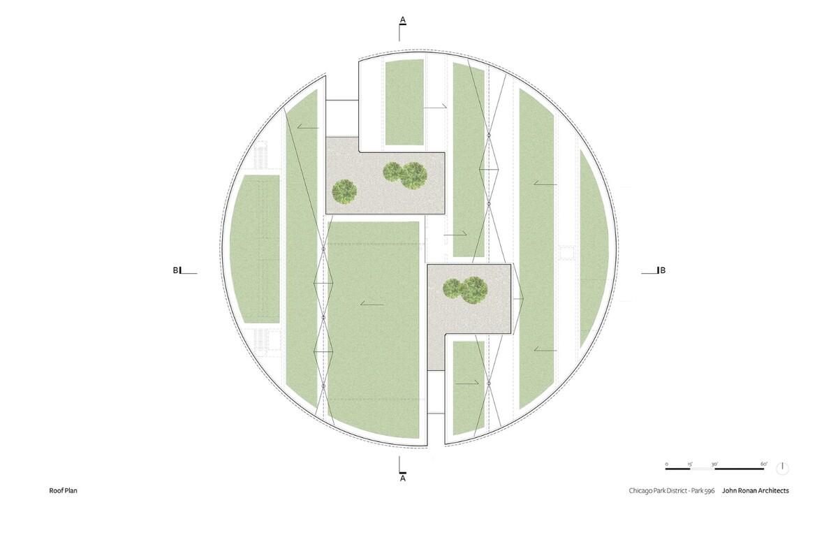 芝加哥公园区总部和体育馆 / John Ronan Architects