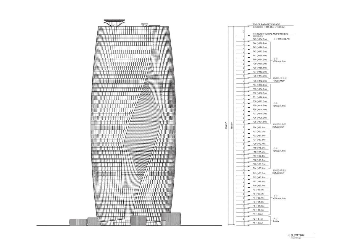 扎哈哈迪德建筑事务所:世界最高中庭的丽泽soho