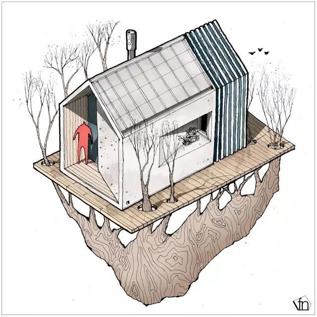 如此清新的建筑表现图，只用SU+PS就能做到！