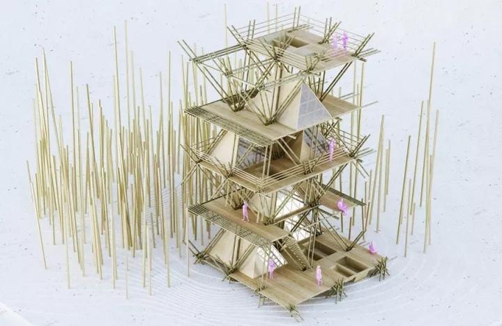 经验 | 大学建筑系馆模型感渲染
