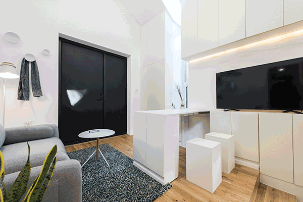 梦改设计师一改哈尔滨极寒小屋，20㎡坡顶小屋变身花园LOFT