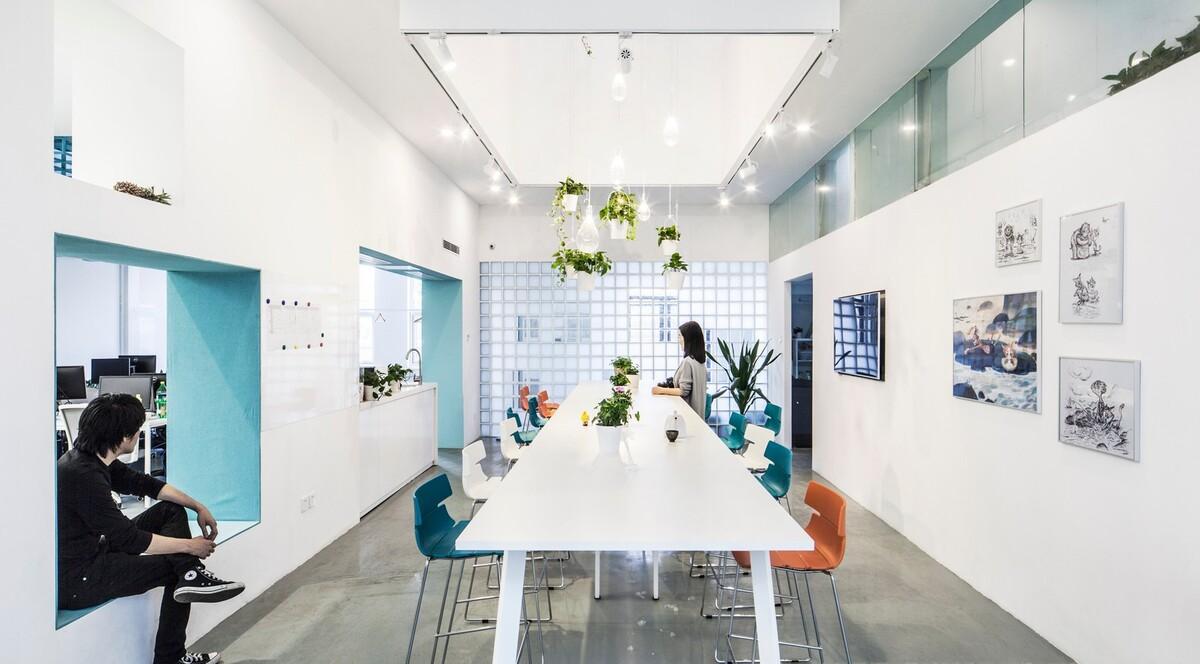 玩转视觉游戏——北京海狸车间办公空间 / MAT Office