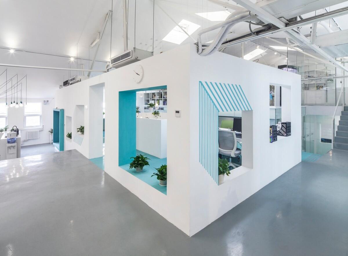 玩转视觉游戏——北京海狸车间办公空间 / MAT Office