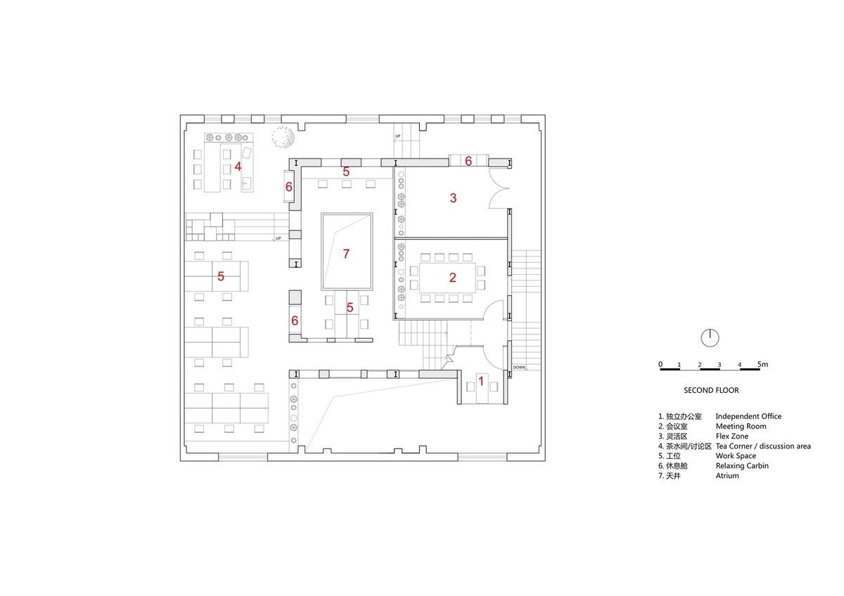 玩转视觉游戏——北京海狸车间办公空间 / MAT Office