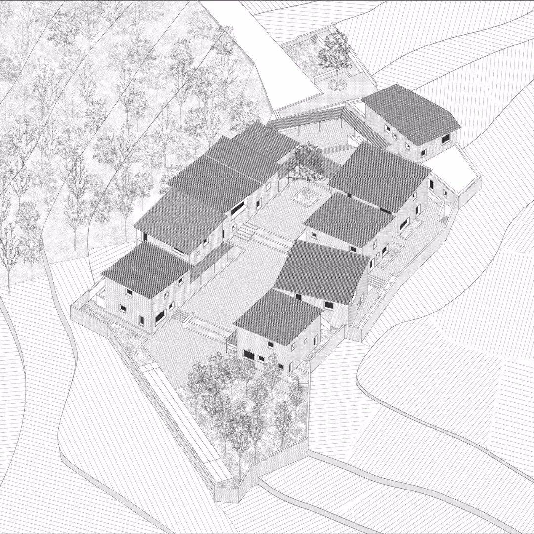 他用400万在荒山盖了9栋房子 | 大舍建筑设计事务所——陈屹峰