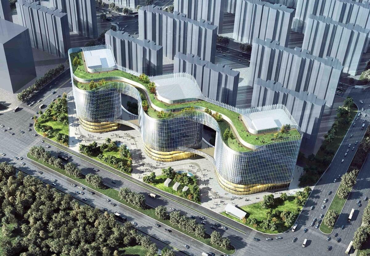 Aedas为中国郑州设计全新垂直城市空间体块