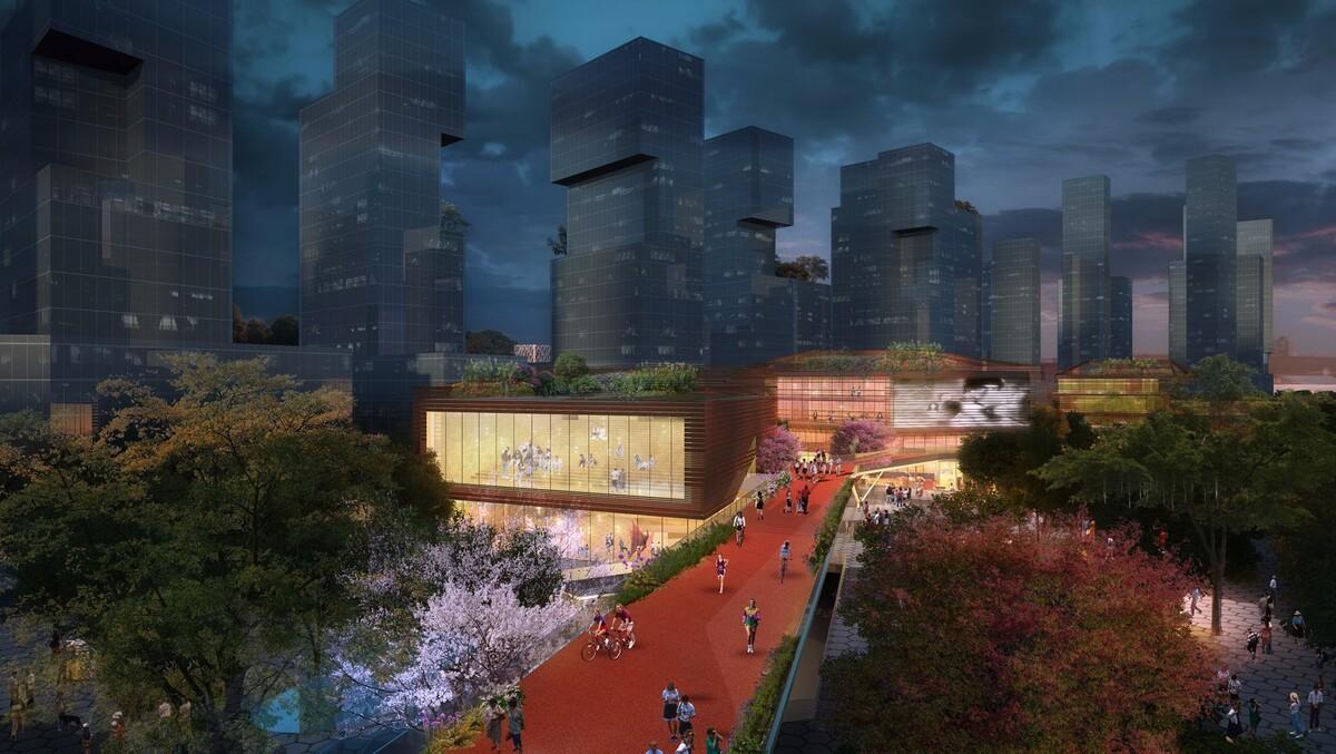 蜿蜒于城市空中的观景台：前海妈湾生活里
