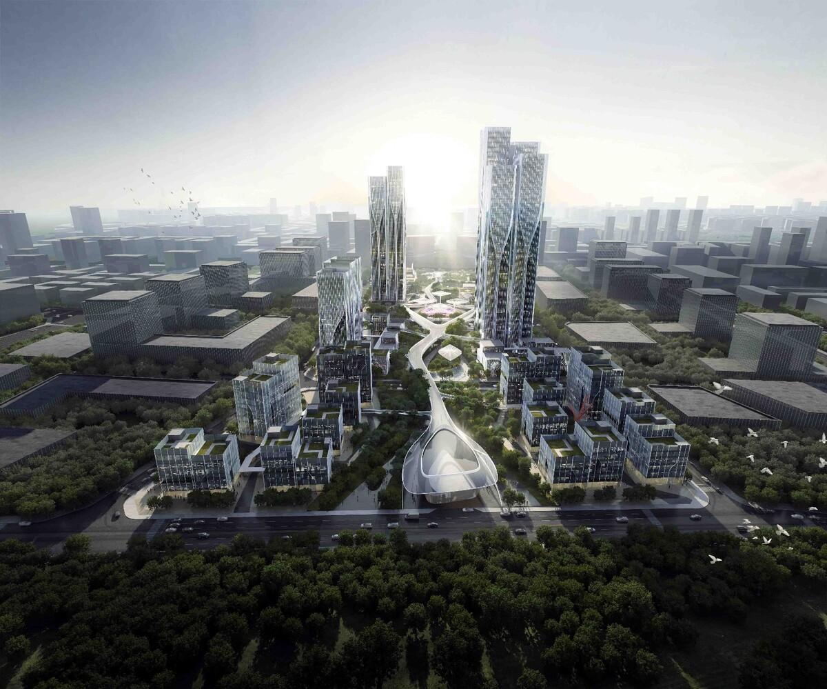 Aedas全新打造中国西部尖端科技及商业枢纽