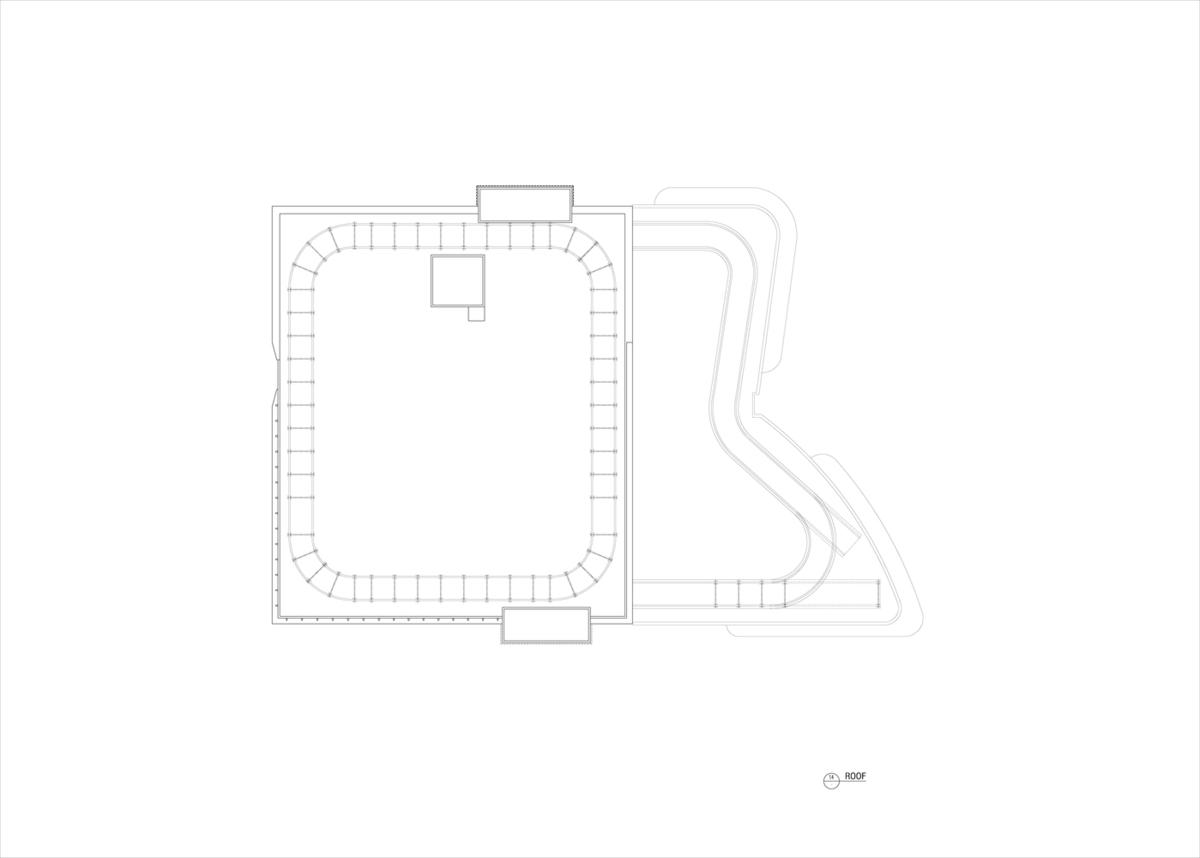 九转回环、流畅现代的车展大厅及办公楼设计