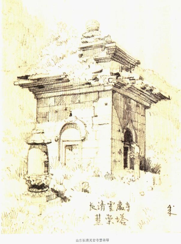每日福利 / 大师主题之梁思成建筑画