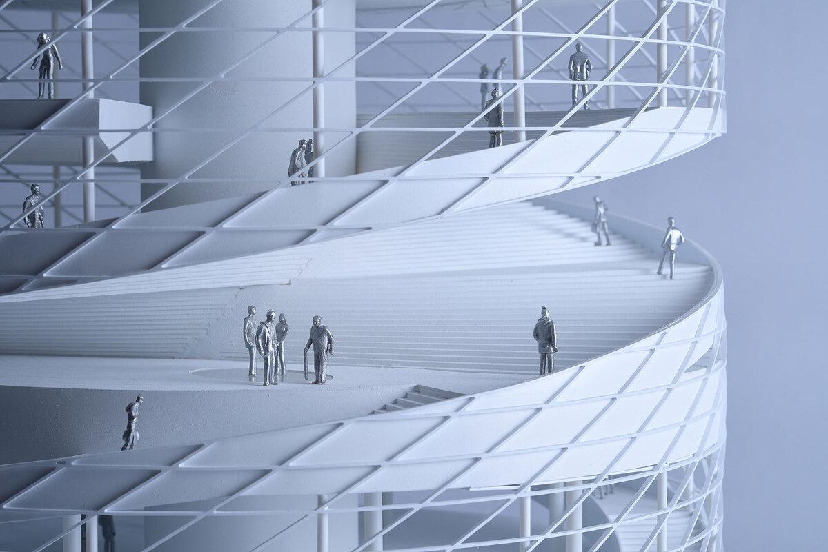 混沌楼层差别，翻转室内外界限 — 绍兴回转艺廊