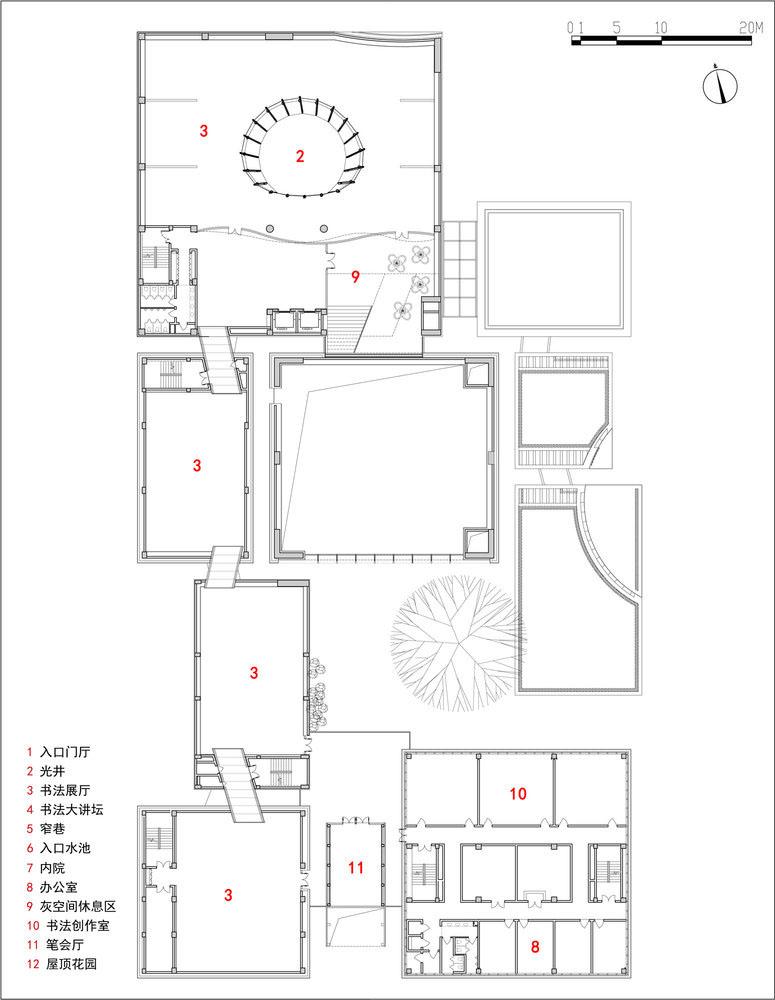 从宣纸，笔墨，印章中提炼出沭阳美术馆