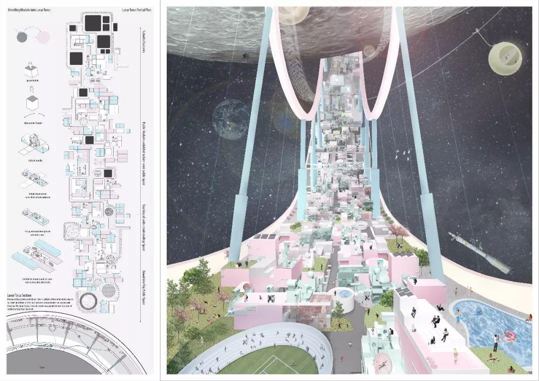 人类40年没有再登月球，建筑师提出了9个实施方案，堪比一本奇崛恢弘的科幻小说。