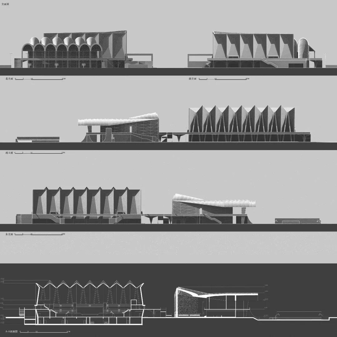 湖南大学建筑学院2014级大跨度建筑设计