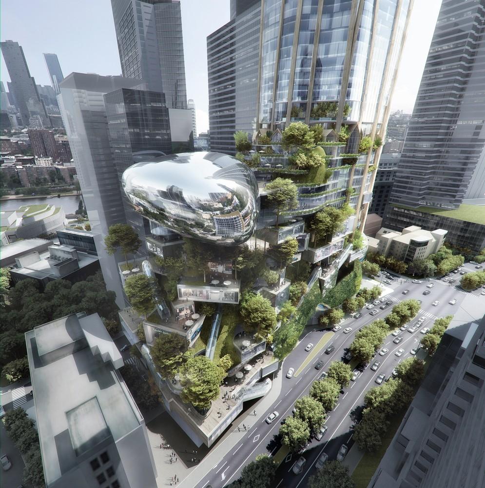 悬浮的云层，空中的绿洲—MAD墨尔本北区超高层“Urban Tree” 国际竞赛方案