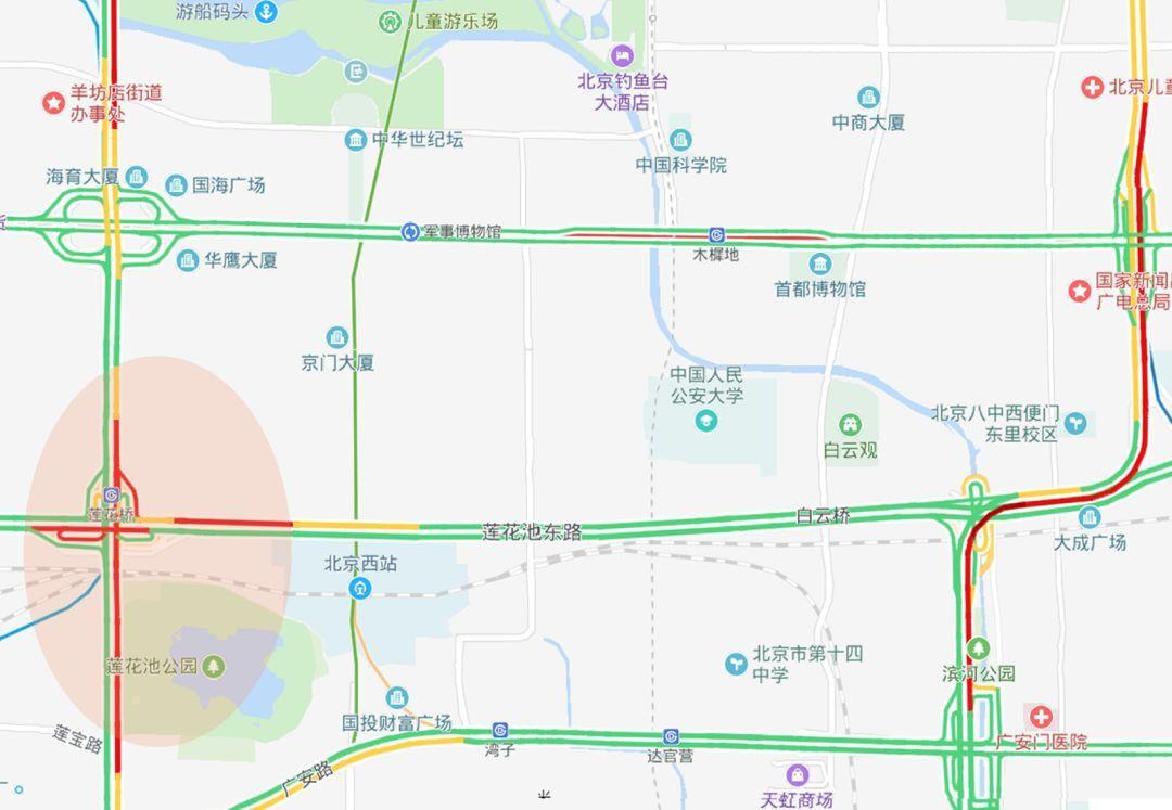 在北京西站和优秀高铁站之间，还差了几个北京南站？