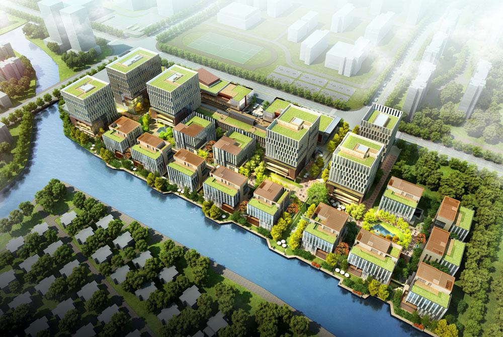 上海江桥-华泰中心综合体——德国FTA建筑设计