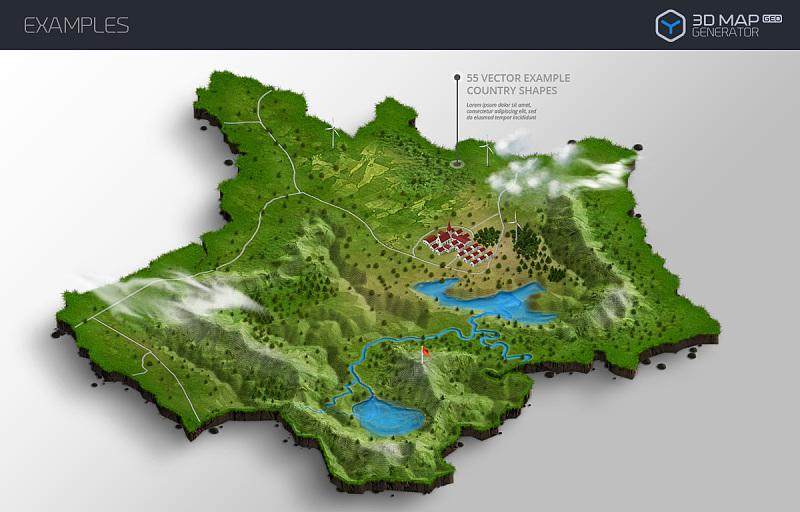 PS一键生成3D地形，怎么能错过这么强大的插件