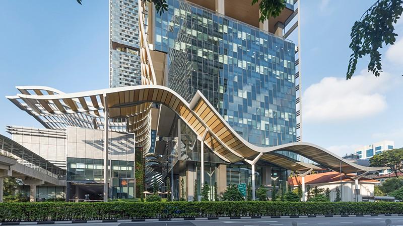 延续了新加坡对“花园中的城市”的理想 — 南海滩综合新区 / 福斯特设计事务所