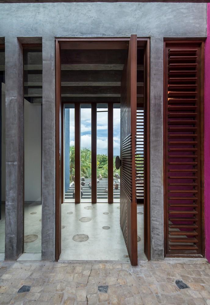 满足童年幻想的海滨小屋—巴西日落住宅 