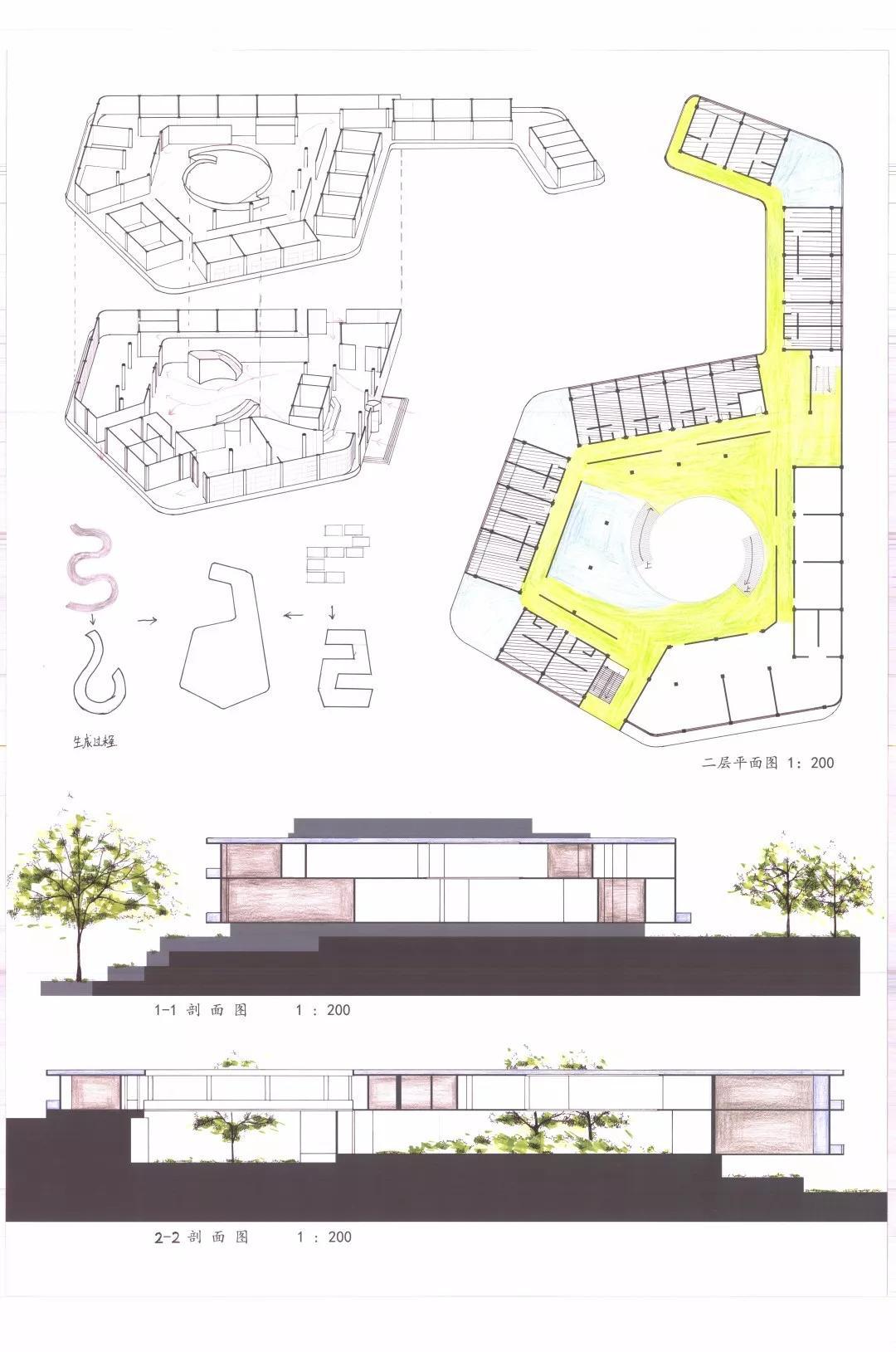 山地旅馆设计（上） | 西安建筑科技大学
