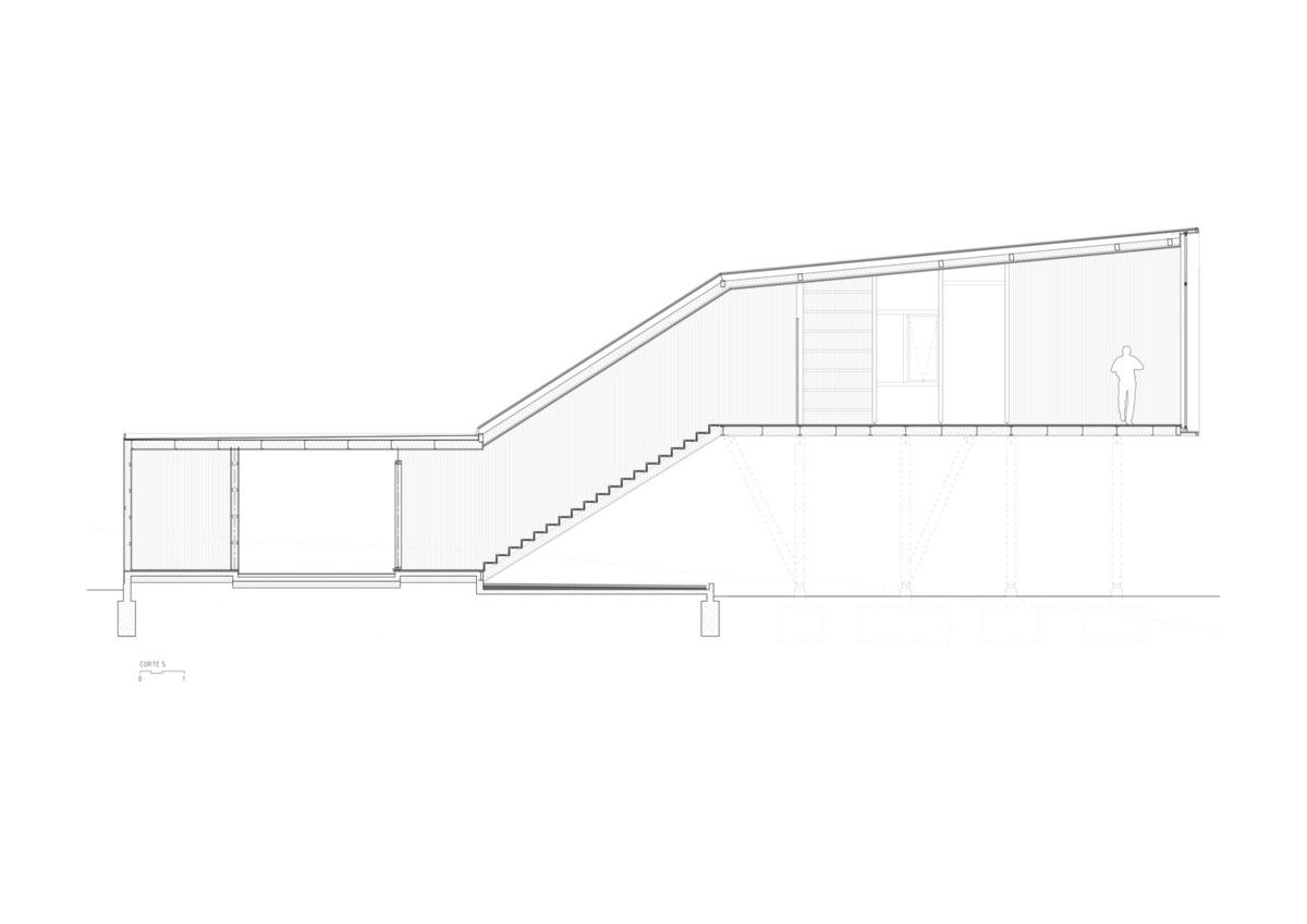 轻触湖面，御风而立的架空展厅/Aguilo +佩德拉萨