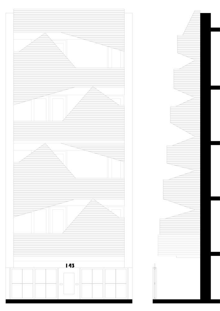 严格的几何形体打造的垂直住宅：印度143公寓 / Plan Loci 