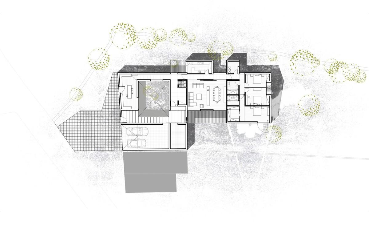 延展之景，幽静之家 / DRK.Architects 