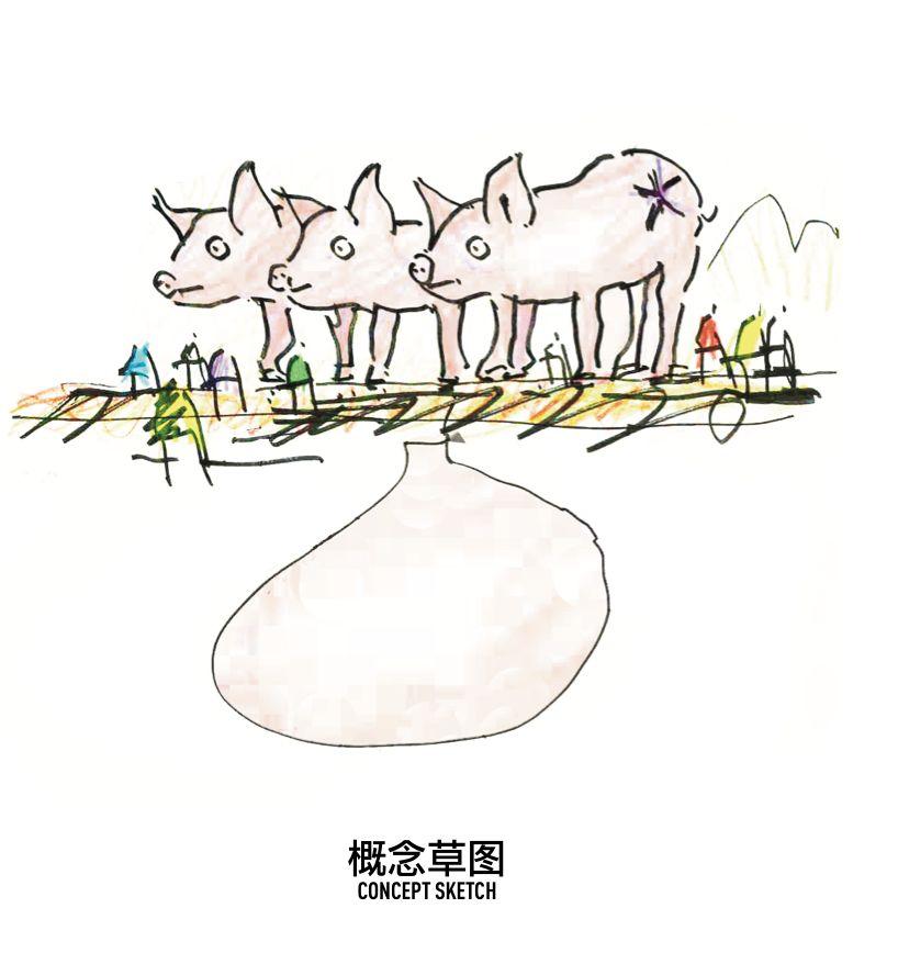 建筑师手里，“三只小猪”不仅能保护淡水，还能为15口人提供三餐能源