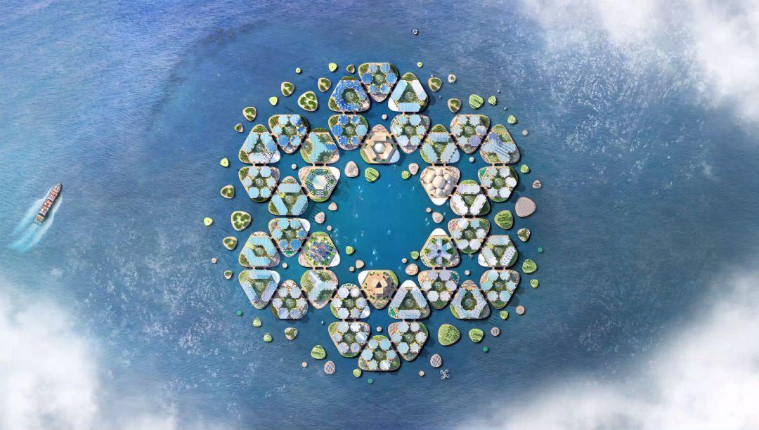 24亿人的生存危机！BIG重磅发布2050诺亚方舟计划，要让城市漂起来！
