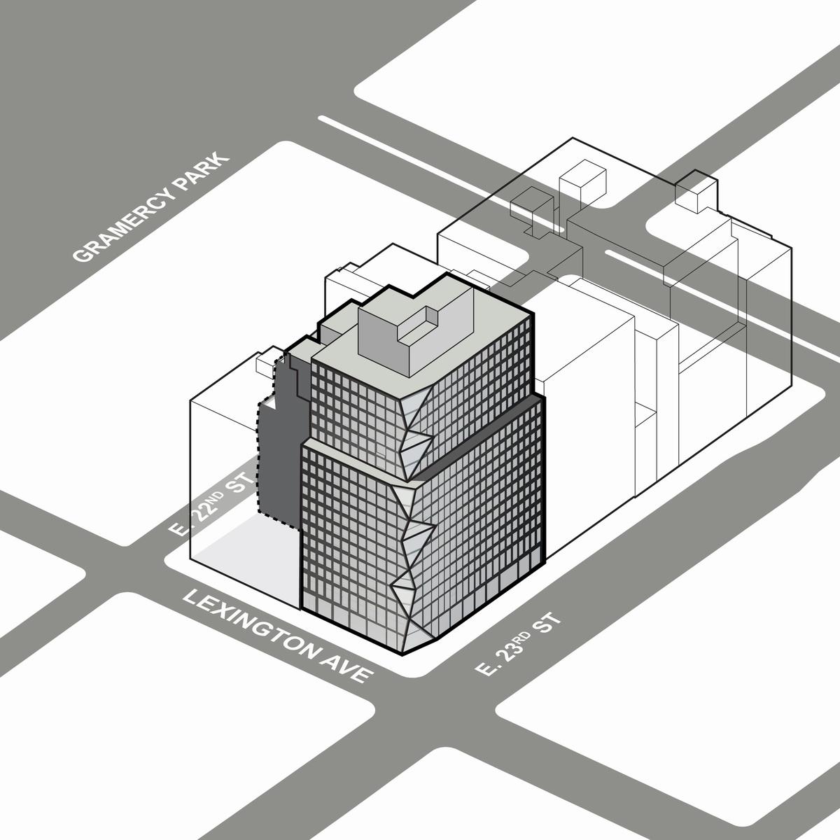 立体派艺术融入历史街区：纽约东22街121号公寓 / OMA