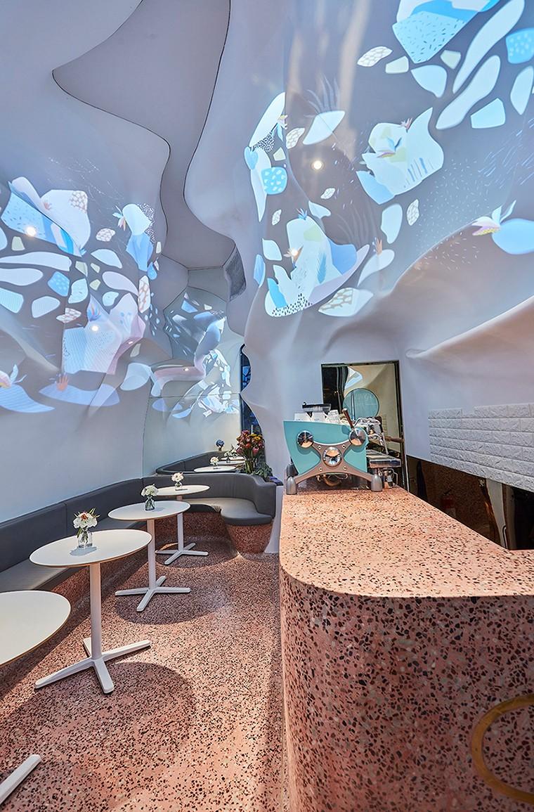 凝固的海水与游动的珊瑚——Blufish盈科店 / SODA建筑师事务所