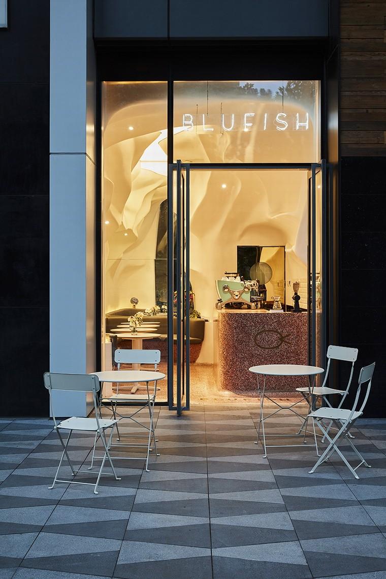 凝固的海水与游动的珊瑚——Blufish盈科店 / SODA建筑师事务所