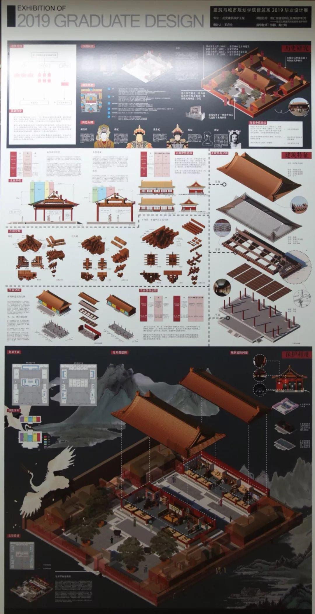 19同济历史建筑保护专业毕设展 | 故宫、景仁宫、东岳庙、黄埔老街坊