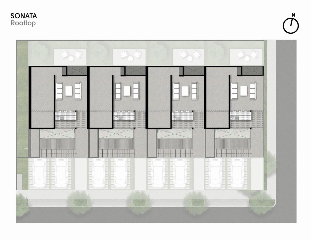 索纳塔住宅，利用楼梯打造交叉的公共及私人空间 / Arkham Projects