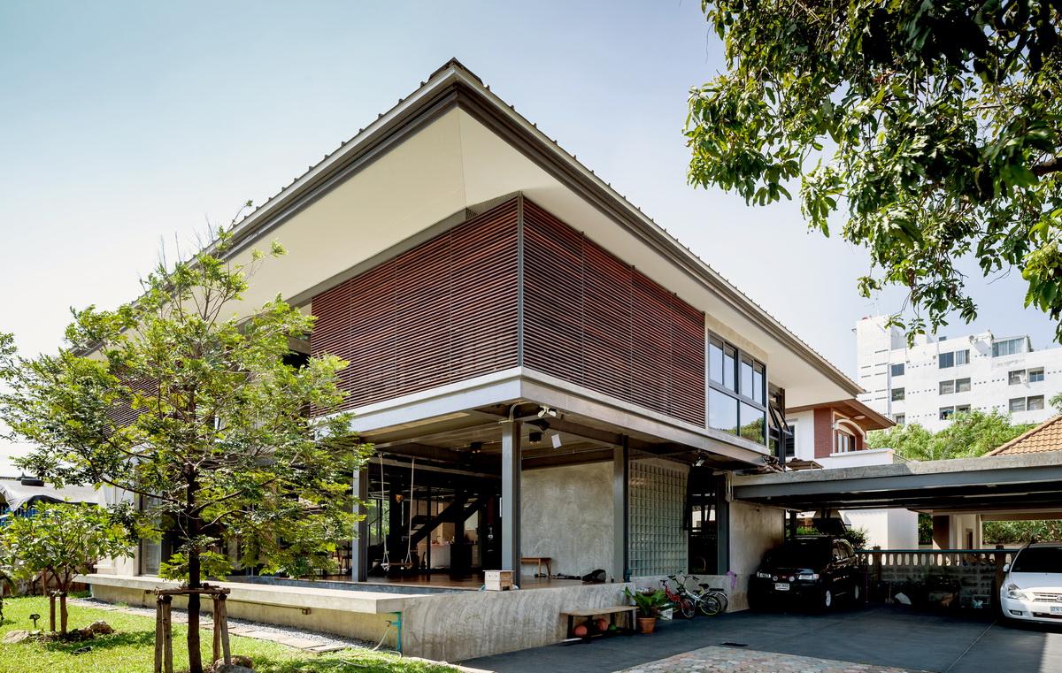 泰国住宅 713:一半居住,一半观景 / Junsekino Architect and Design - 建筑学院官方网站