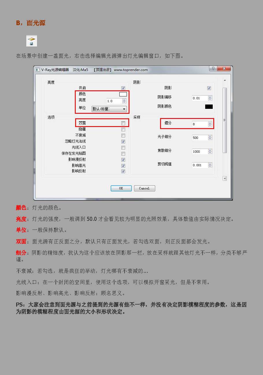 [vray for sketchup渲染教程]③—灯光篇