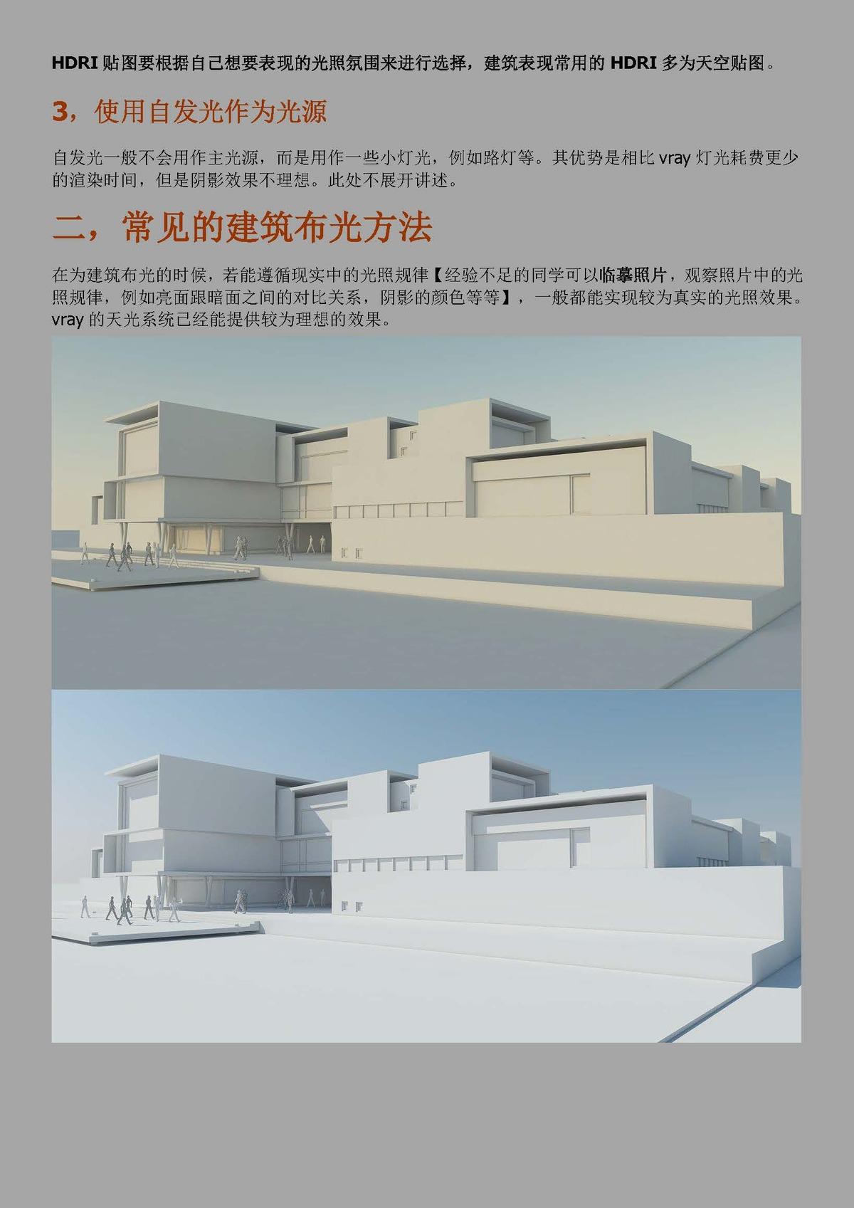 [vray for sketchup渲染教程]③—灯光篇