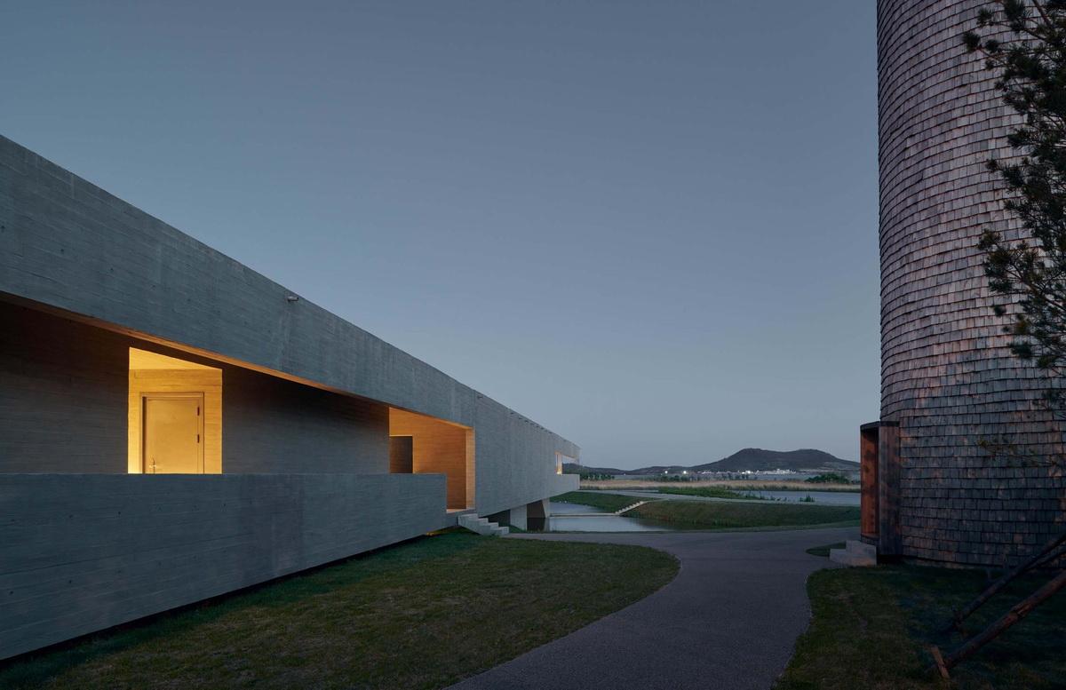 天鹅湖湿地公园景观廊及观鸟塔 / 迹·建筑事务所