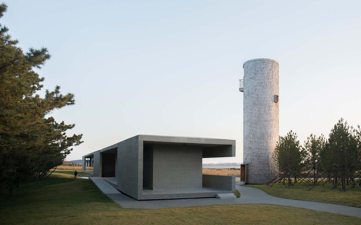 天鹅湖湿地公园景观廊及观鸟塔 / 迹·建筑事务所