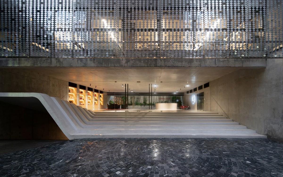 OpenAsia 集团总部，两个核心筒吊起的桥梁办公楼 / G8A Architecture & UrbanPlanning