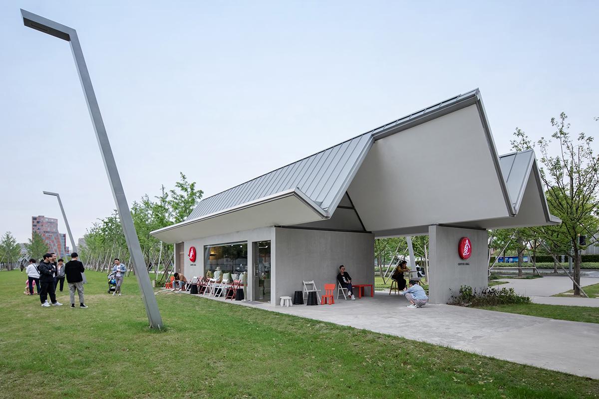 ▲咖啡小屋西南向外观，©苏圣亮摄 View of coffee shop from the southwest.jpg