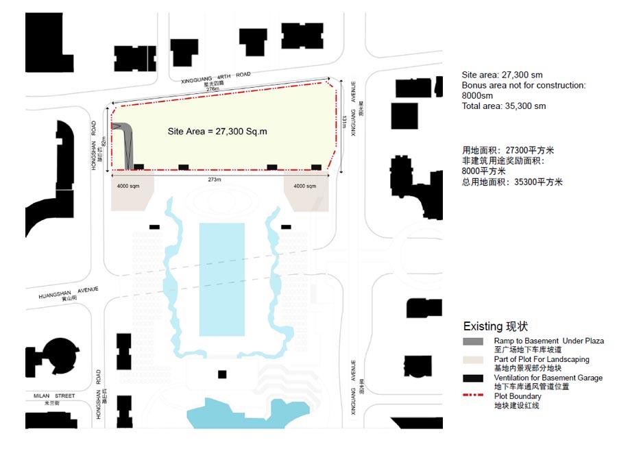 重庆高科集团有限公司办公楼,中国重庆, by Aedas_09_所在地块.jpg