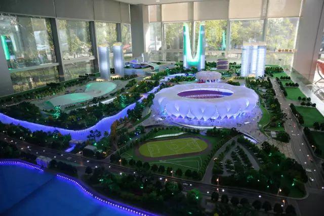 马云退休演讲的8万人会场长什么样？