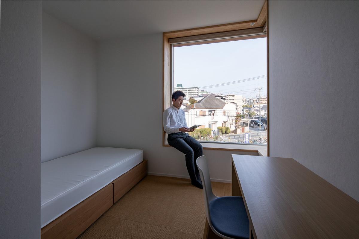 庭院深深，清幽简素之家：朝日集团员工宿舍 KAEDE / Takenaka Corporation
