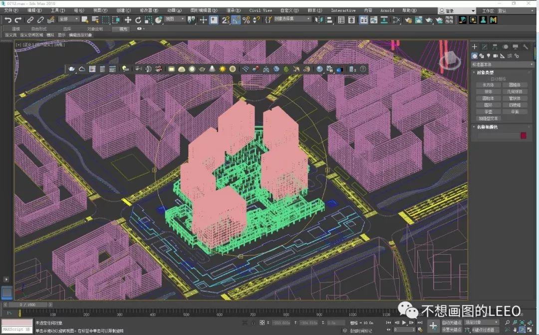 一个办公大楼的渲染思路 | ABBS CG大赛